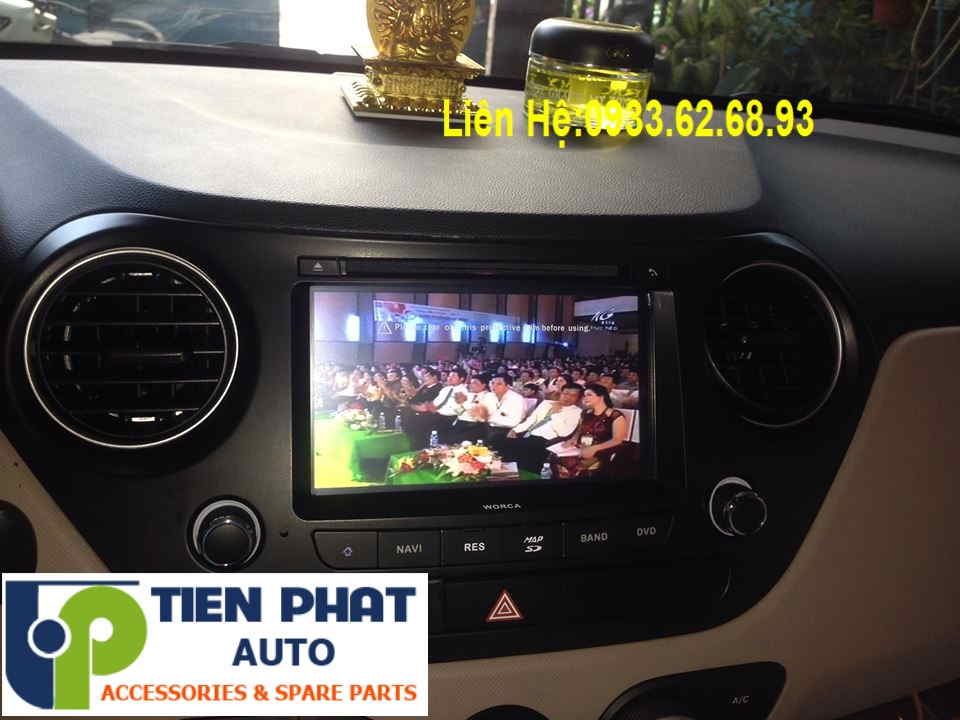Màn Hình DVD Cao Cấp Cho Huyndai Grand I10 2016 Tại Tp.Hcm Uy Tín Nhanh